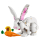 LEGO Creator 3 w 1 31133 Biały królik - 1090573 - zdjęcie 8